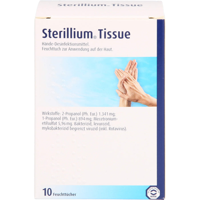 Sterillium Tissue, 10 St TUE