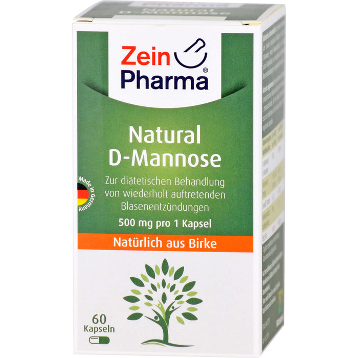 ZeinPharma Natural D-Mannose Kapseln, 60 pcs. Capsules