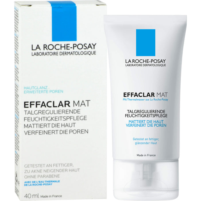 LA ROCHE-POSAY Effaclar Mat talgregulierende Feuchtigkeitspflege Creme, 40 ml Crème