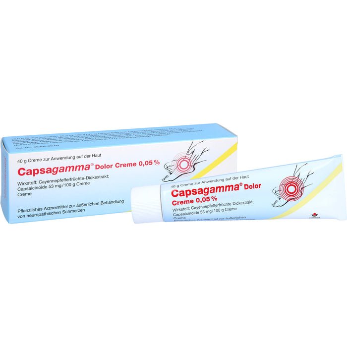 Capsagamma Dolor Creme 0,05%, 40 g Crème