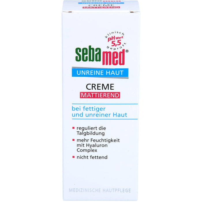 sebamed Unreine Haut mattierende Creme, 50 ml Crème