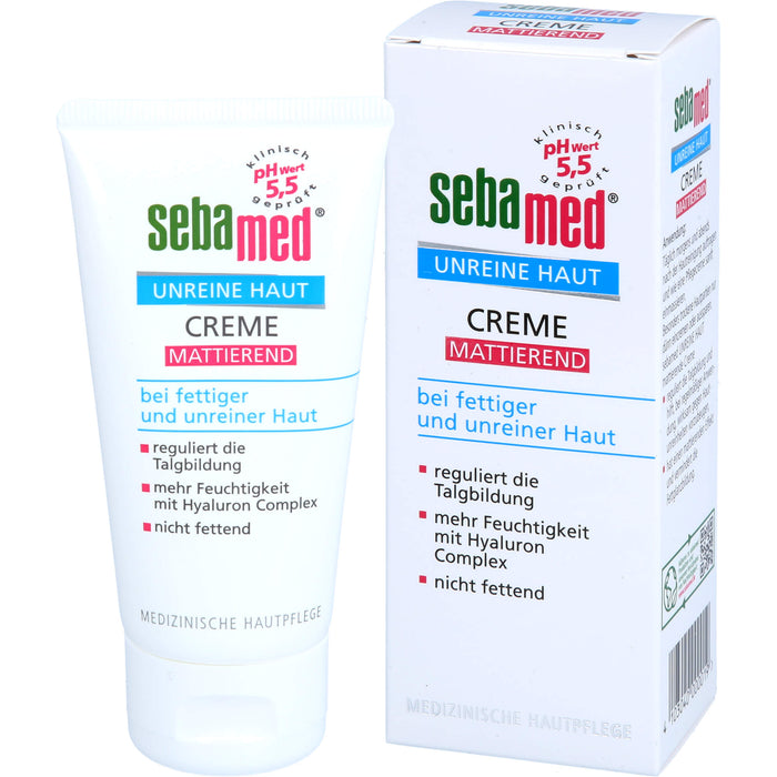 sebamed Unreine Haut mattierende Creme, 50 ml Creme