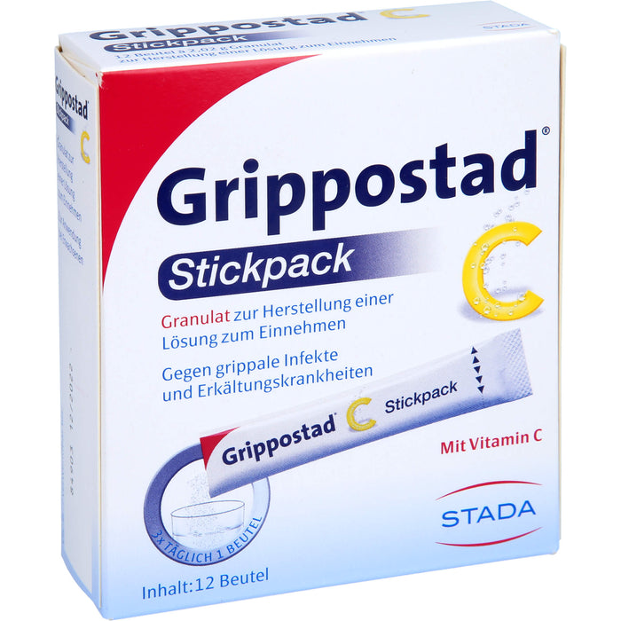 Grippostad C Stickpack Granulat, 12 pcs. Sachets