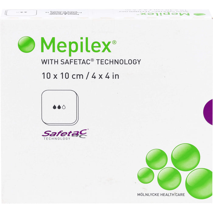 MEPILEX 10x10cm Schaumverband, 5 St VER