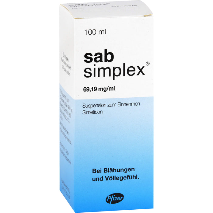 sab simplex Suspension bei Blähungen und Völlegefühl, 100 ml Solution