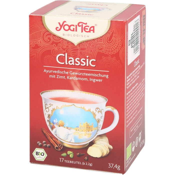 Yogi Tea Classic Bio Teebeutel, 17 pc Sac filtrant