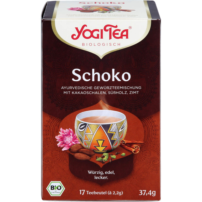 YOGI TEA Schoko ayurvedische Gewürzteemischung, 17 St. Filterbeutel