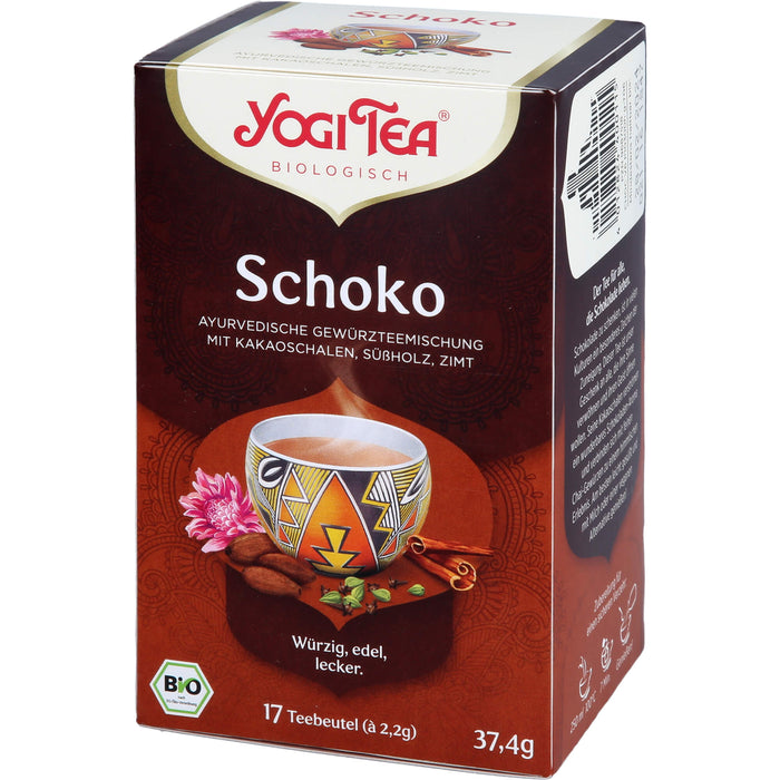 YOGI TEA Schoko ayurvedische Gewürzteemischung, 17 St. Filterbeutel