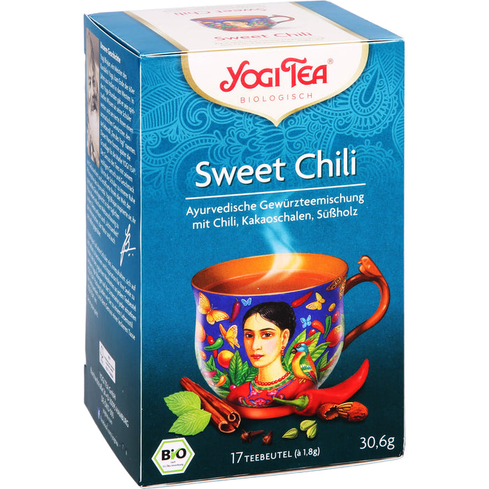 YOGI TEA Sweet Chili ayurvedische Gewürzteemischung, 17 pcs. Filter bag