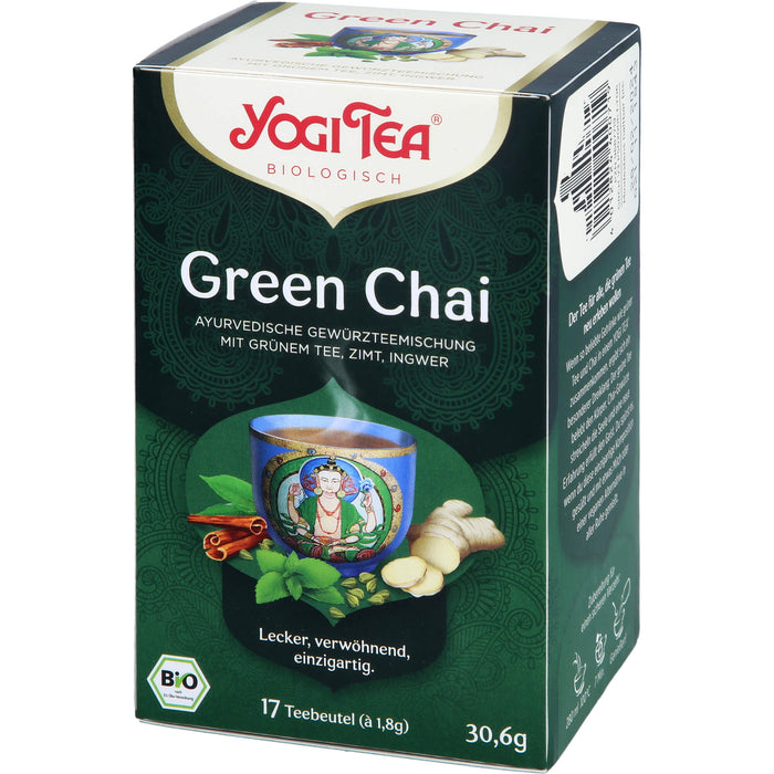 YOGI TEA GREEN CHAI BIO, 17X1.8 g FBE