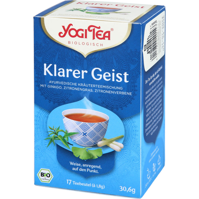 YOGI TEA Klarer Geist ayurvedische Kräuterteemischung, 17 pcs. Filter bag