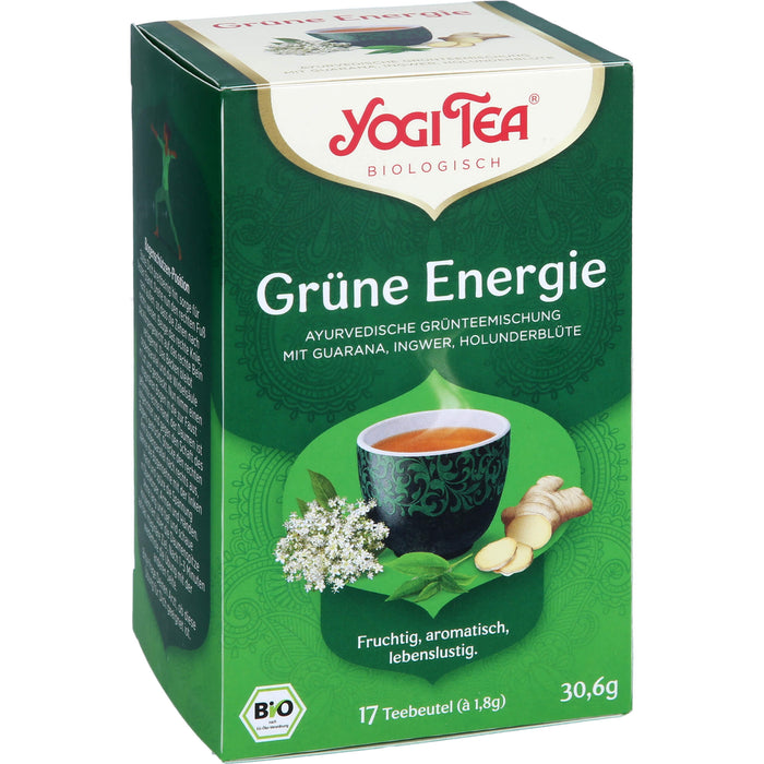 YOGI TEA Grüne Energie ayurvedische Grünteemischung, 17 pcs. Filter bag