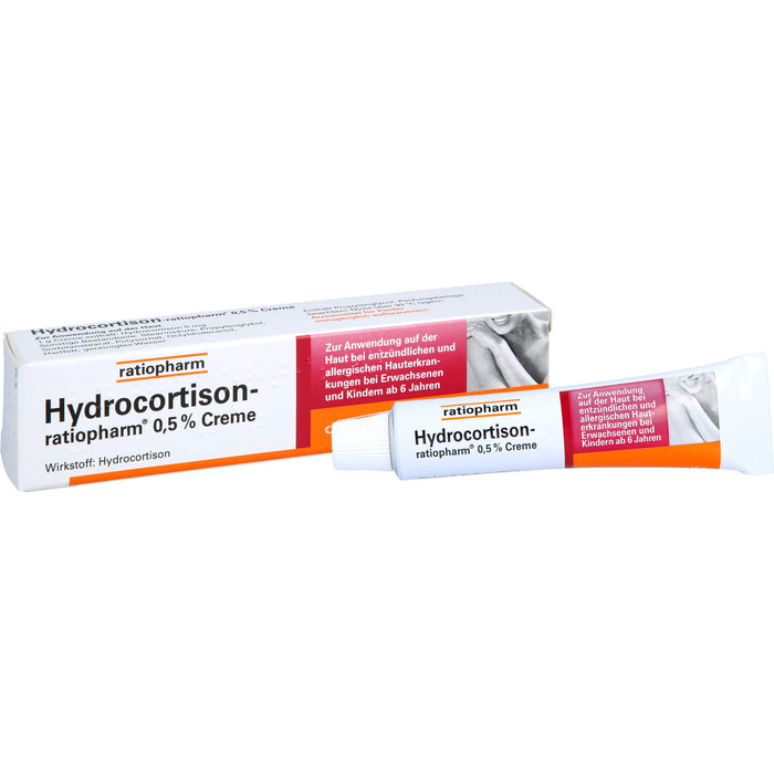 Hydrocortison-ratiopharm 0,5 % Creme, 15 g Cream