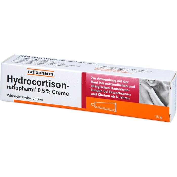 Hydrocortison-ratiopharm 0,5 % Creme, 15 g Cream