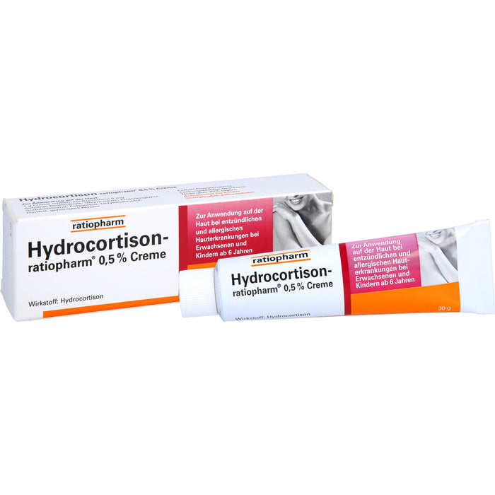 Hydrocortison-ratiopharm 0,5 % Creme, 30 g Cream