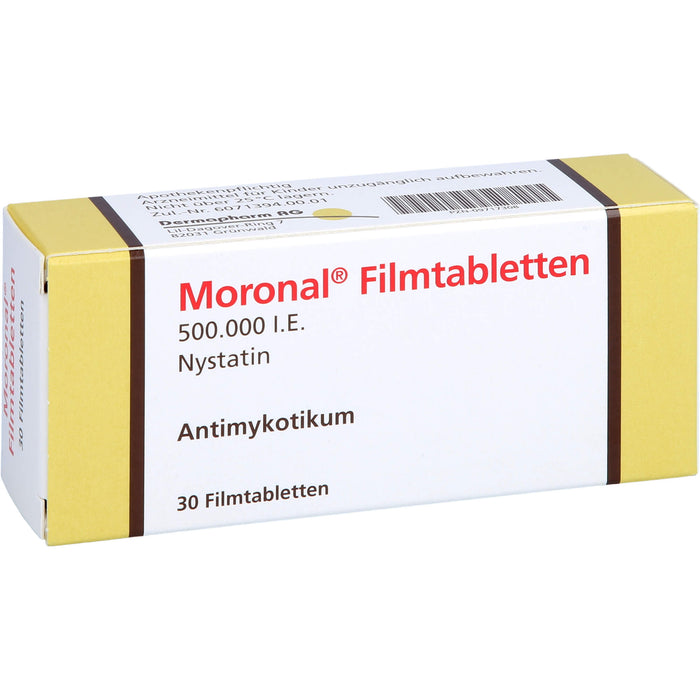 Dermapharm Moronal Filmtabletten Antimykotikum, 30 St. Tabletten