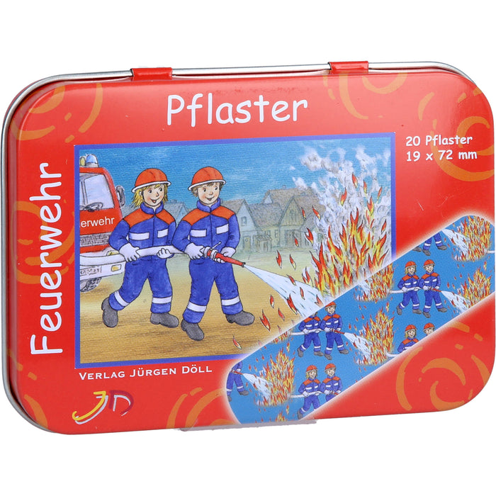 KINDERPFLASTER FEUERWEHR - BRIEFCHEN, 20 St. Pflaster