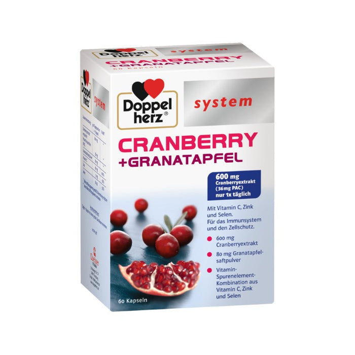 Doppelherz system CRANBERRY + GRANATAPFEL, 60 pcs. Capsules