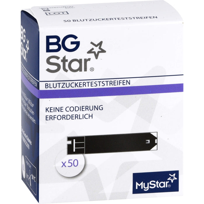 BG Star Eurim Blutzuckerteststreifen, 50 pcs. Test strips