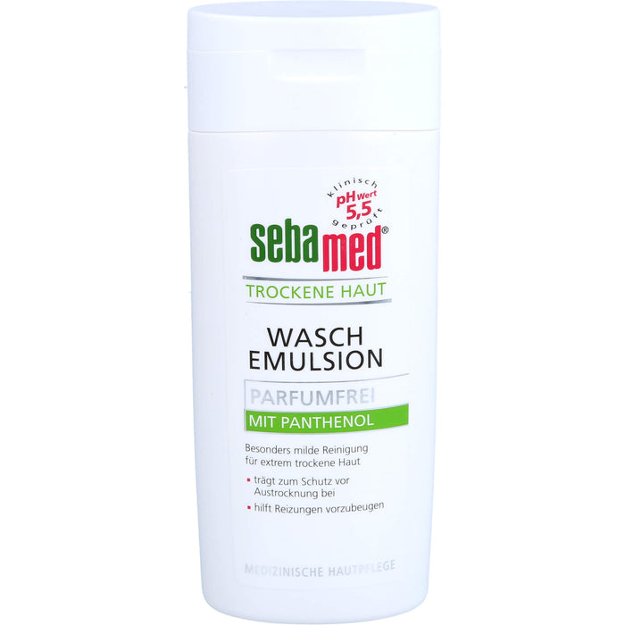 sebamed Trockene Haut Parfumfrei Waschemulsion, 200 ml EMU