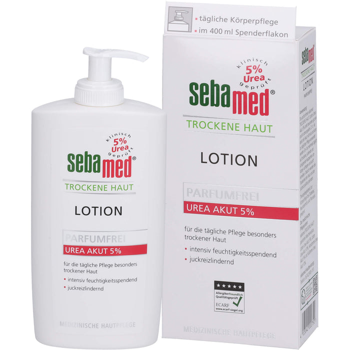 sebamed Trockene Haut Parfumfrei Lotion Urea 10%, 400 ml Lotion