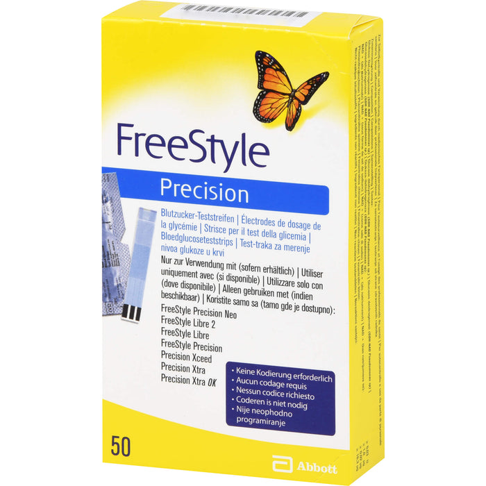 Freestyle Precision 1001 Art. Medical Blutzucker-Tesstreifen, 50 St TTR