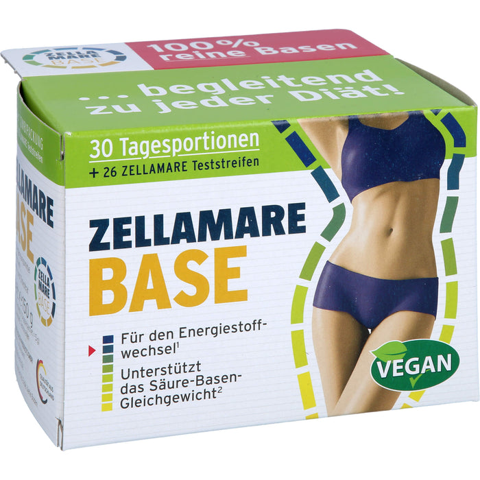 Zellamare Base Pulver unterstützt das Säure-Basen-Gleichgewicht, 30 pcs. Sachets