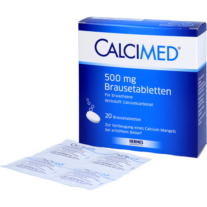 Calcimed 500 mg Brausetabletten, 20 St BTA