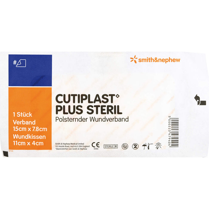 CUTIPLAST Plus steril Wundverband 15 cm x 7.8 cm , 1 St. Pflaster