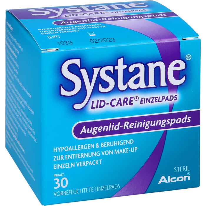 Systane LID-CARE Einzelpads Augenlid-Reinigungspads, 30 pc Tissus