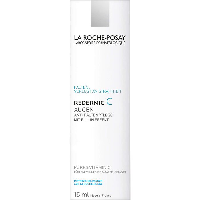 LA ROCHE-POSAY Redermic C Augen Anti-Faltenpflege, 15 ml Creme