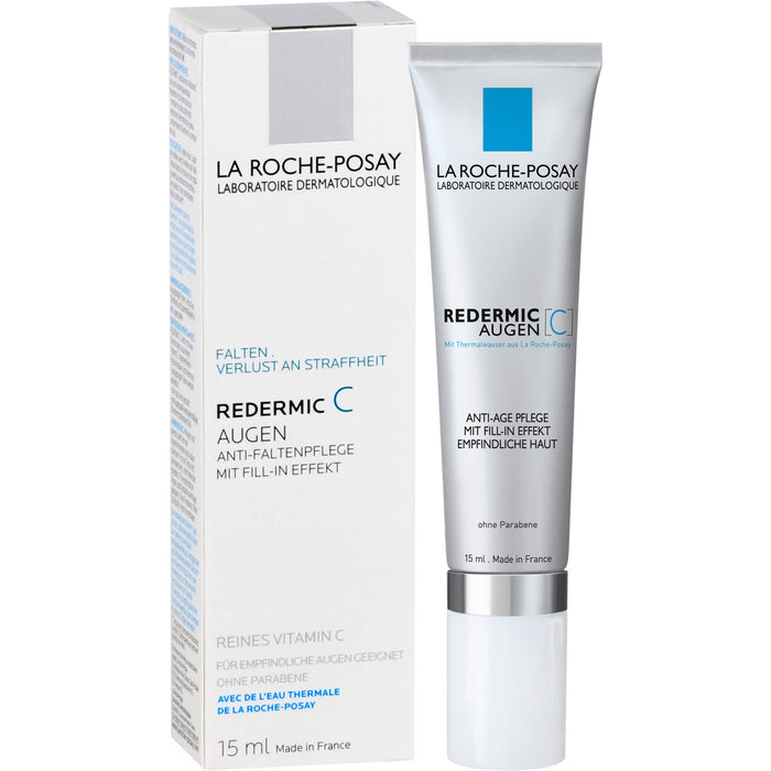 LA ROCHE-POSAY Redermic C Augen Anti-Faltenpflege, 15 ml Cream