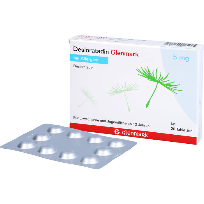 Desloratadin Glenmark 5 mg Tabletten, 20 St TAB