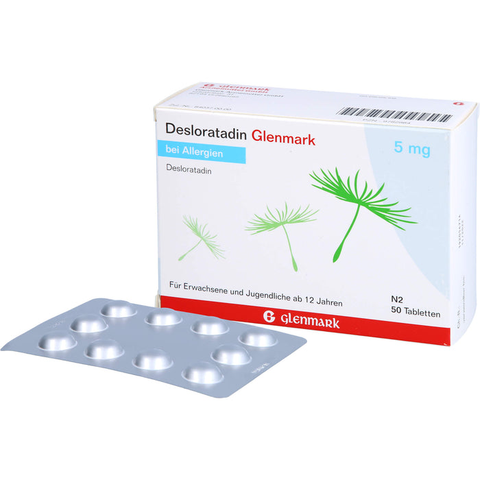 Desloratadin Glenmark 5 mg Tabletten, 50 St TAB