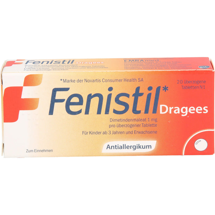 Fenistil Emra Dragees, 20 St. Tabletten