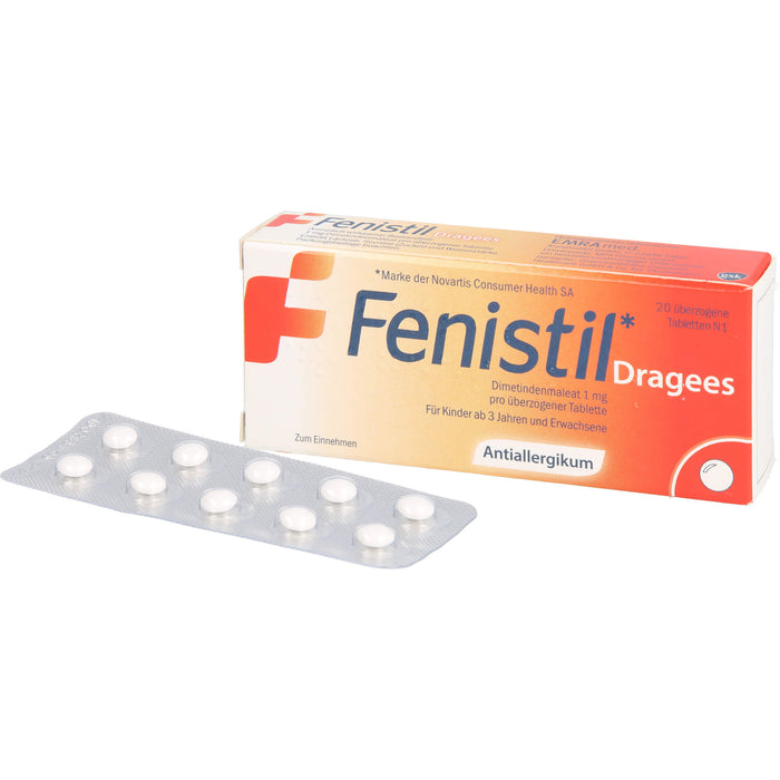 Fenistil Emra Dragees, 20 pcs. Tablets