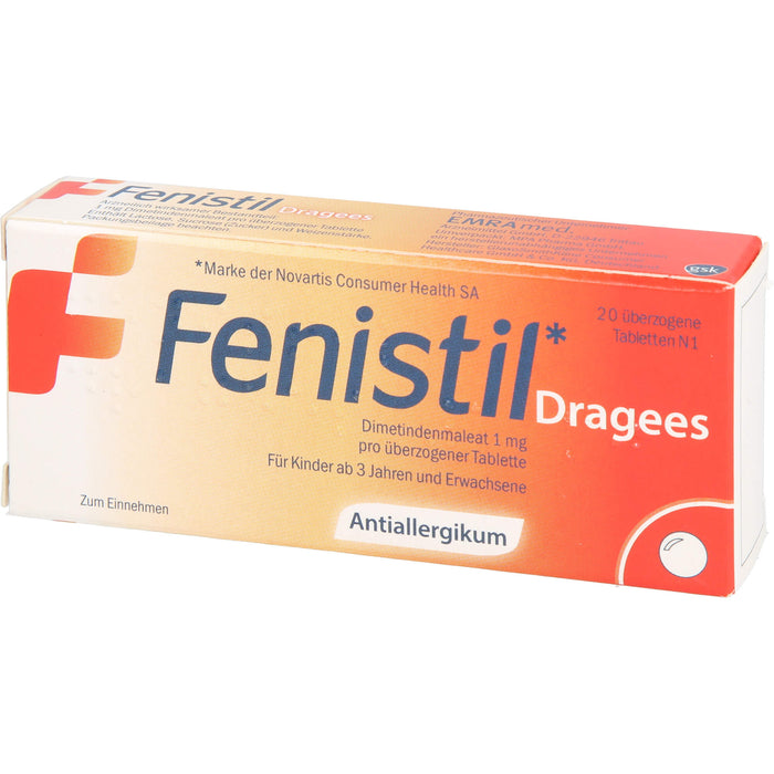 Fenistil Emra Dragees, 20 St. Tabletten