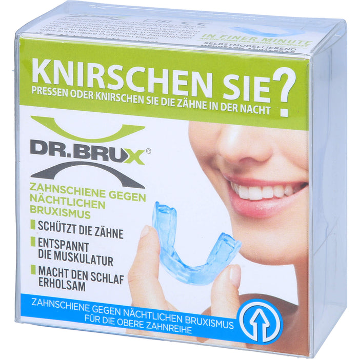 DR. BRUX Zahnschiene gegen Zähneknirschen oben, 1 pcs. Tooth splint