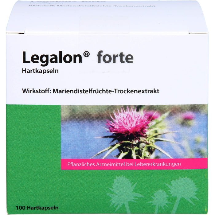 MADAUS Legalon forte Kapseln bei Erkrankungen der Leber, 100 pc Capsules