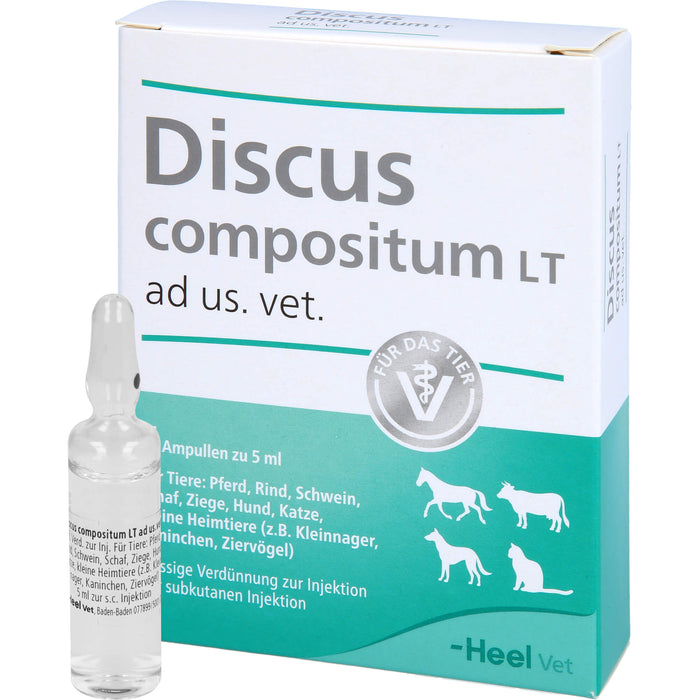 Heel Discus compositum LT ad us. vet., 5 pc Ampoules