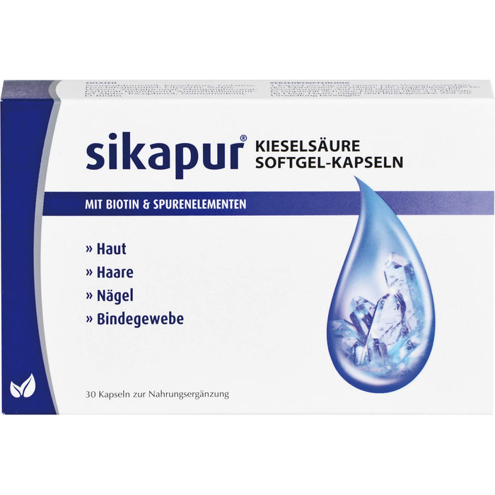 sikapur Kieselsäure Softgel-Kapseln, 30 St. Kapseln