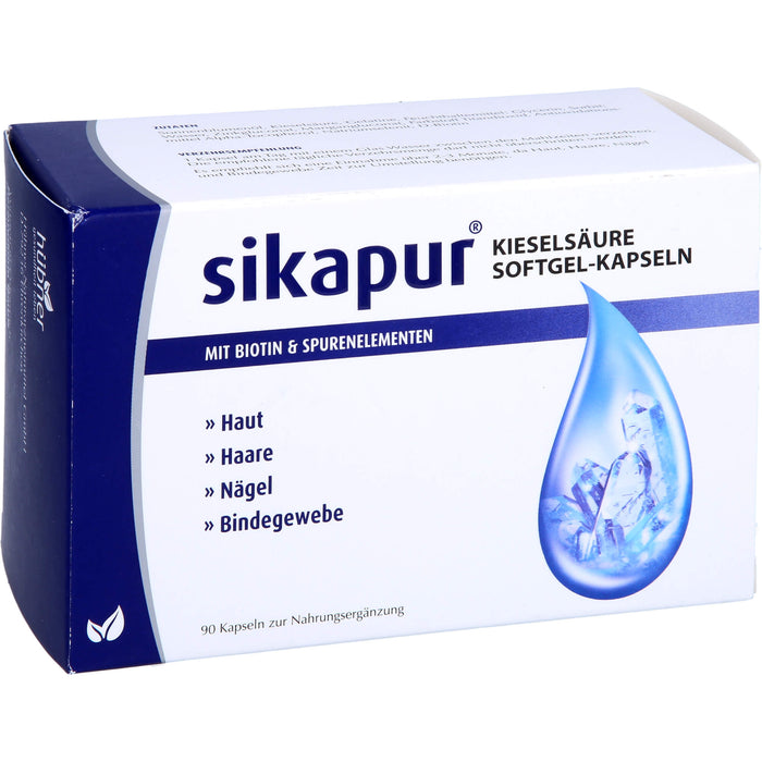 sikapur Kieselsäure Softgel-Kapseln, 90 pcs. Capsules