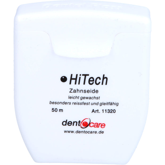 dentocare Hi Tech Zahnseide leicht gewachst 50 m, 1 pc Fil dentaire