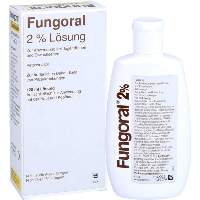 Fungoral 2 % kohlpharma Lösung, 120 ml Lösung