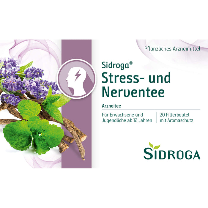 Sidroga Stress- und Nerventee, 20 St. Filterbeutel