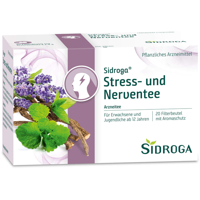 Sidroga Stress- und Nerventee, 20 pcs. Filter bag