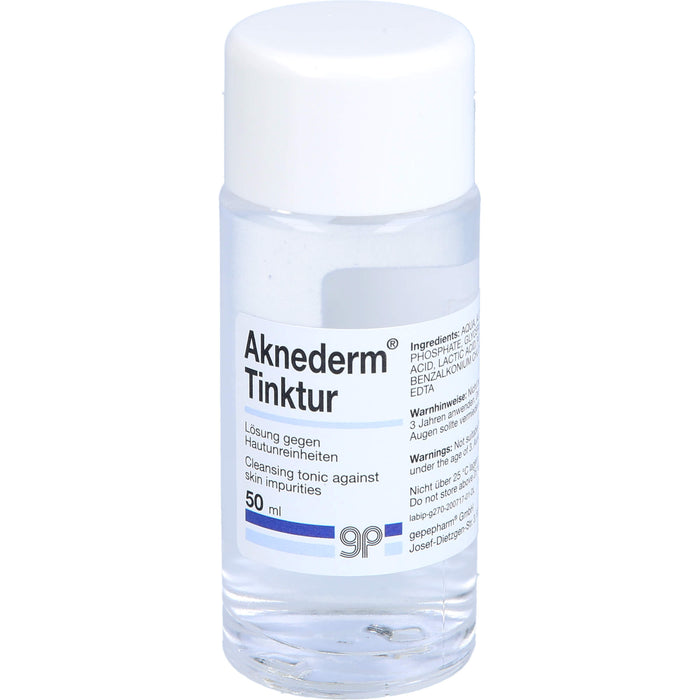 Aknederm Tinktur gegen Hautunreinheiten, 50 ml Lösung