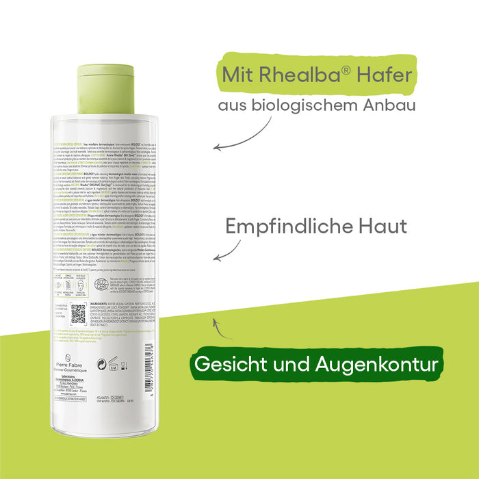 A-DERMA BIOLOGY Feuchtigkeitsspendendes Dermatologisches Mizellenwasser, 400 ml Lotion