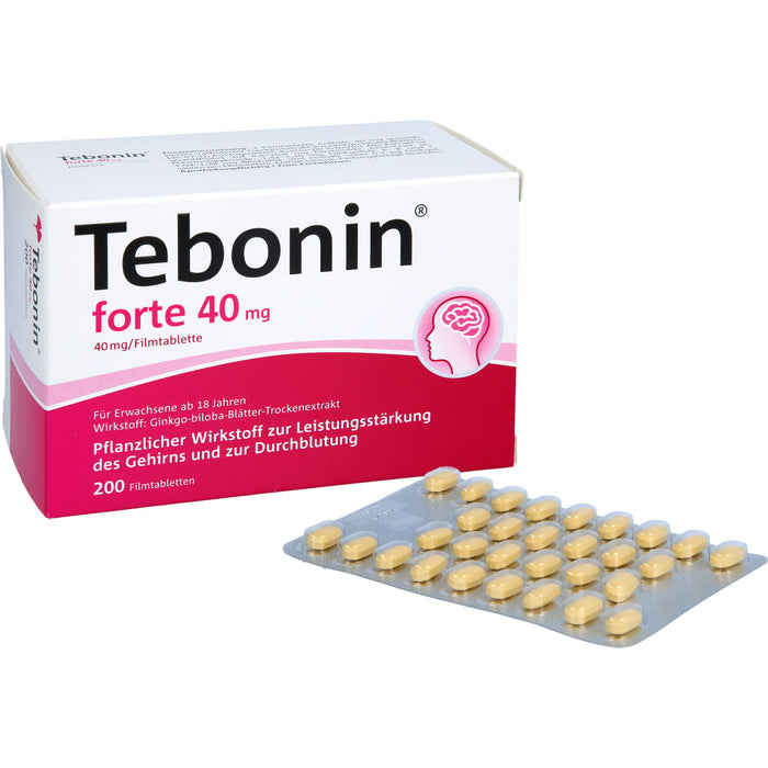 Tebonin forte 40 mg Tabletten, 200 St. Tabletten