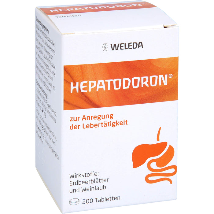 WELEDA Hepatodoron zur Anregung der Lebertätigkeit Tabletten, 200 pcs. Tablets